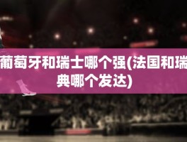 葡萄牙和瑞士哪个强(法国和瑞典哪个发达)