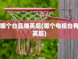 哪个台直播英超(哪个电视台有英超)