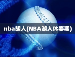nba胡人(NBA湖人休赛期)