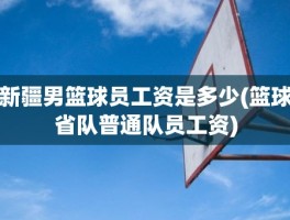 新疆男篮球员工资是多少(篮球省队普通队员工资)