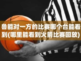 鲁能对一方的比赛哪个台能看到(哪里能看到火箭比赛回放)