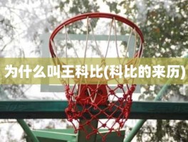 为什么叫王科比(科比的来历)