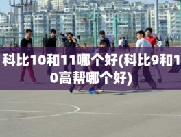 科比10和11哪个好(科比9和10高帮哪个好)