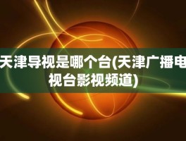 天津导视是哪个台(天津广播电视台影视频道)