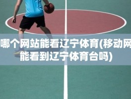 哪个网站能看辽宁体育(移动网能看到辽宁体育台吗)