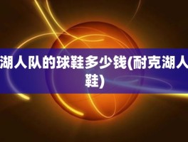 湖人队的球鞋多少钱(耐克湖人鞋)