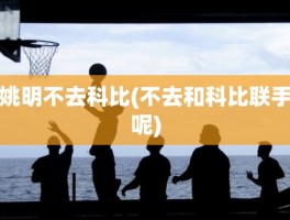 姚明不去科比(不去和科比联手呢)