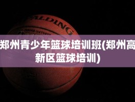 郑州青少年篮球培训班(郑州高新区篮球培训)