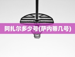 阿扎尔多少号(萨内蒂几号)