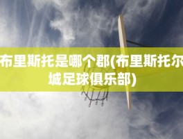 布里斯托是哪个郡(布里斯托尔城足球俱乐部)