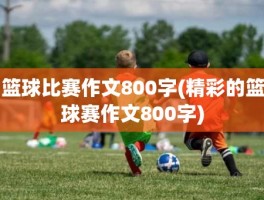 篮球比赛作文800字(精彩的篮球赛作文800字)