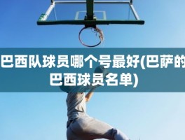 巴西队球员哪个号最好(巴萨的巴西球员名单)