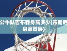 公牛队吉布森身高多少(布朗尼身高臂展)
