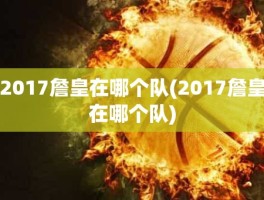 2017詹皇在哪个队(2017詹皇在哪个队)