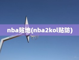 nba贴地(nba2kol贴防)