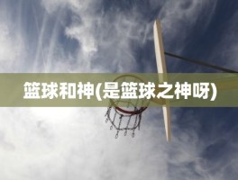 篮球和神(是篮球之神呀)