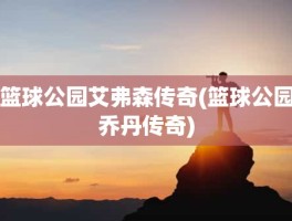 篮球公园艾弗森传奇(篮球公园乔丹传奇)