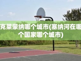 克莱蒙纳哪个城市(塞纳河在哪个国家哪个城市)