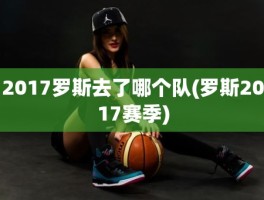 2017罗斯去了哪个队(罗斯2017赛季)