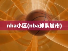 nba小区(nba球队城市)
