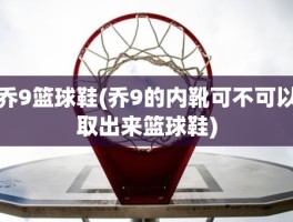 乔9篮球鞋(乔9的内靴可不可以取出来篮球鞋)