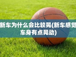 新车为什么会比较晃(新车感觉车身有点晃动)