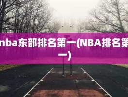 nba东部排名第一(NBA排名第一)