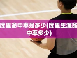 库里命中率是多少(库里生涯命中率多少)