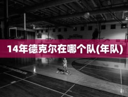 14年德克尔在哪个队(年队)