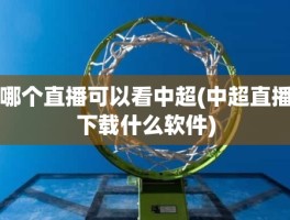 哪个直播可以看中超(中超直播下载什么软件)