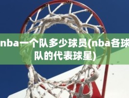 nba一个队多少球员(nba各球队的代表球星)