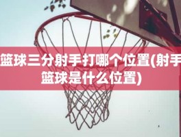 篮球三分射手打哪个位置(射手篮球是什么位置)