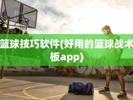 篮球技巧软件(好用的篮球战术板app)