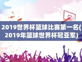 2019世界杯篮球比赛第一名(2019年篮球世界杯冠亚军)