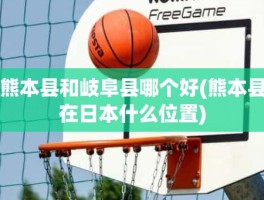 熊本县和岐阜县哪个好(熊本县在日本什么位置)