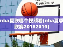 nba夏联哪个视频看(nba夏季联赛20182019)