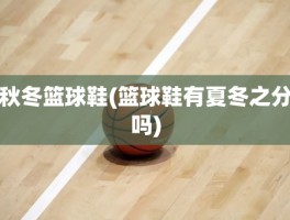 秋冬篮球鞋(篮球鞋有夏冬之分吗)