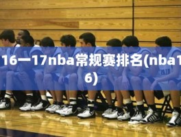 16一17nba常规赛排名(nba16)