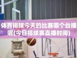 体育排球今天的比赛哪个台播呢(今日排球赛直播时间)