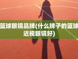 篮球眼镜品牌(什么牌子的篮球近视眼镜好)
