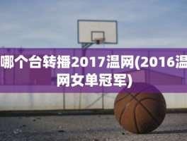 哪个台转播2017温网(2016温网女单冠军)
