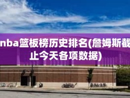 nba篮板榜历史排名(詹姆斯截止今天各项数据)
