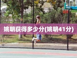 姚明获得多少分(姚明41分)