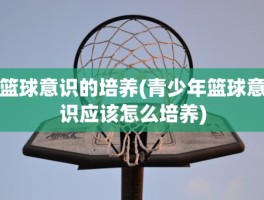 篮球意识的培养(青少年篮球意识应该怎么培养)