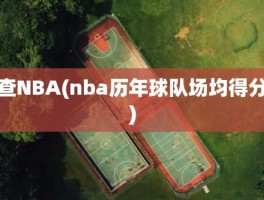 查NBA(nba历年球队场均得分)