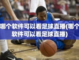哪个软件可以看足球直播(哪个软件可以看足球直播)