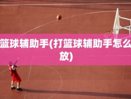 篮球辅助手(打篮球辅助手怎么放)