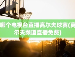 哪个电视台直播高尔夫球赛(高尔夫频道直播免费)