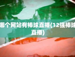 哪个网站有棒球直播(12强棒球直播)