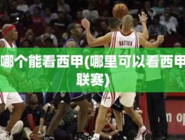 哪个能看西甲(哪里可以看西甲联赛)